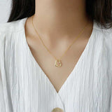 Affectionate Heart Necklace - Bjeul