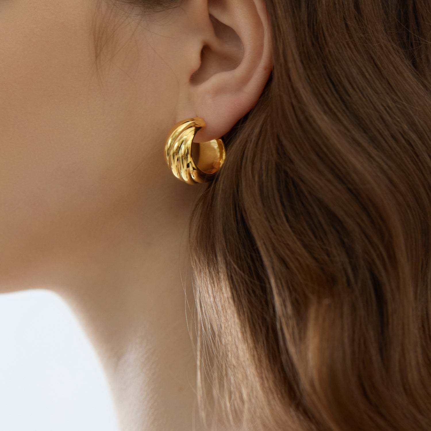 Aspire Hoop Earrings - Bjeul