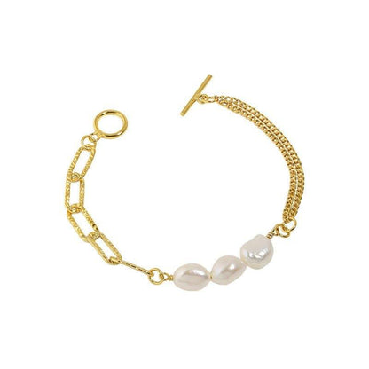 Baroque Natural Pearl Bracelet - Bjeul