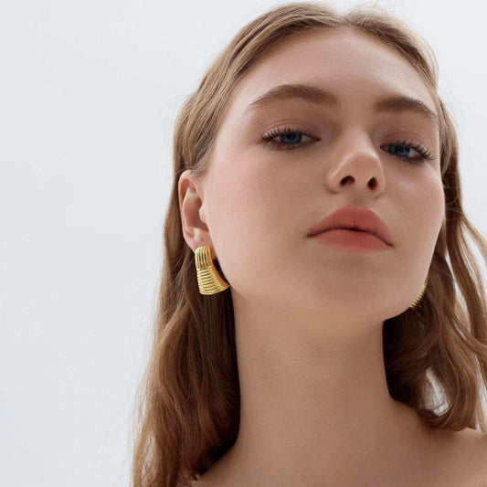 Chunky Cleo Stud Earrings - Bjeul