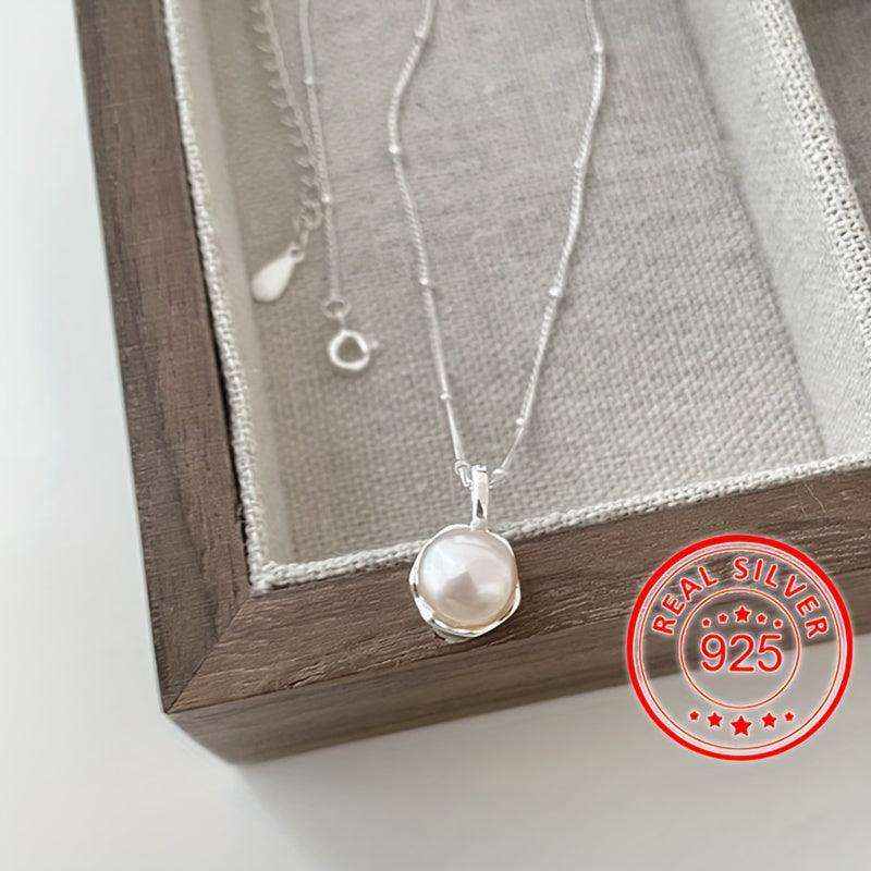 Dainty Pearl Necklace - Bjeul