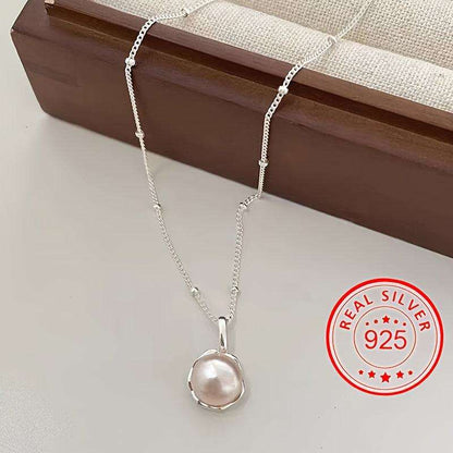 Dainty Pearl Necklace - Bjeul