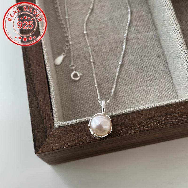 Dainty Pearl Necklace - Bjeul