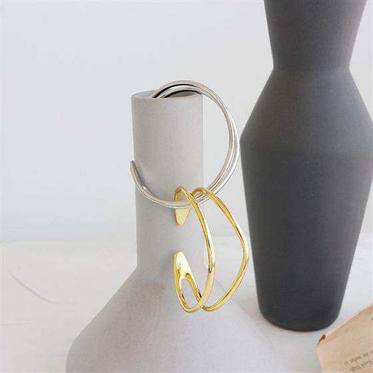 Double Stunner Open Bangle - Bjeul