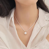 Elegant Freshwater Pearl Necklace - Hypoallergenic - Bjeul