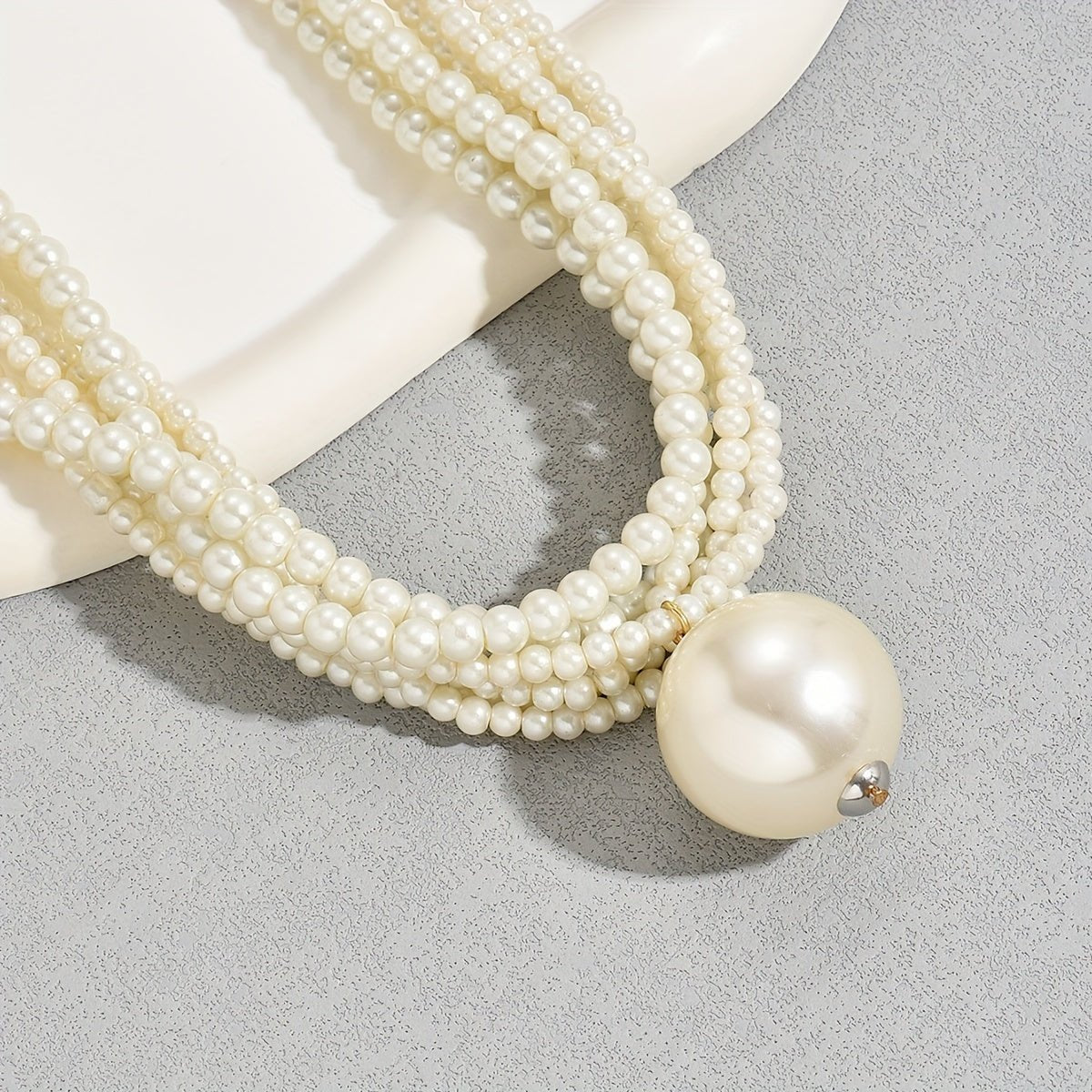 Exquisite Imitation Pearl Jewelry with Big Faux Pearl - Perfect for Formal Occasions and Daily Wear - Bjeul