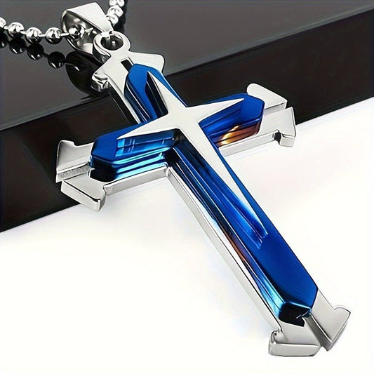 Men's Fashion Cross Necklace - Fashion Accessories - Bjeul