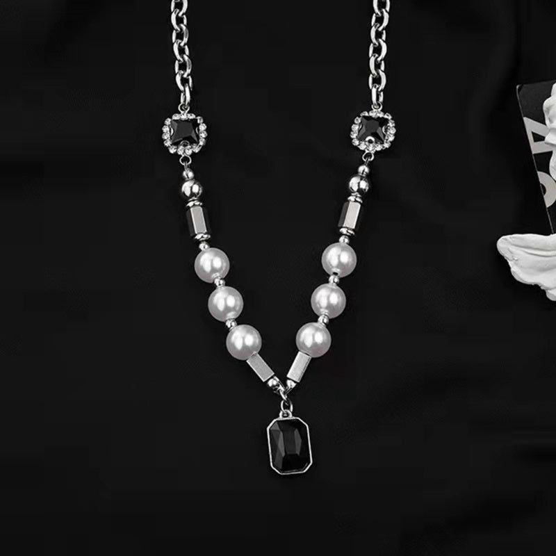 Men's Faux Pearl Chain - Luxurious Accessory with Unique Design - Perfect Gift for Friends and Loved Ones - Bjeul