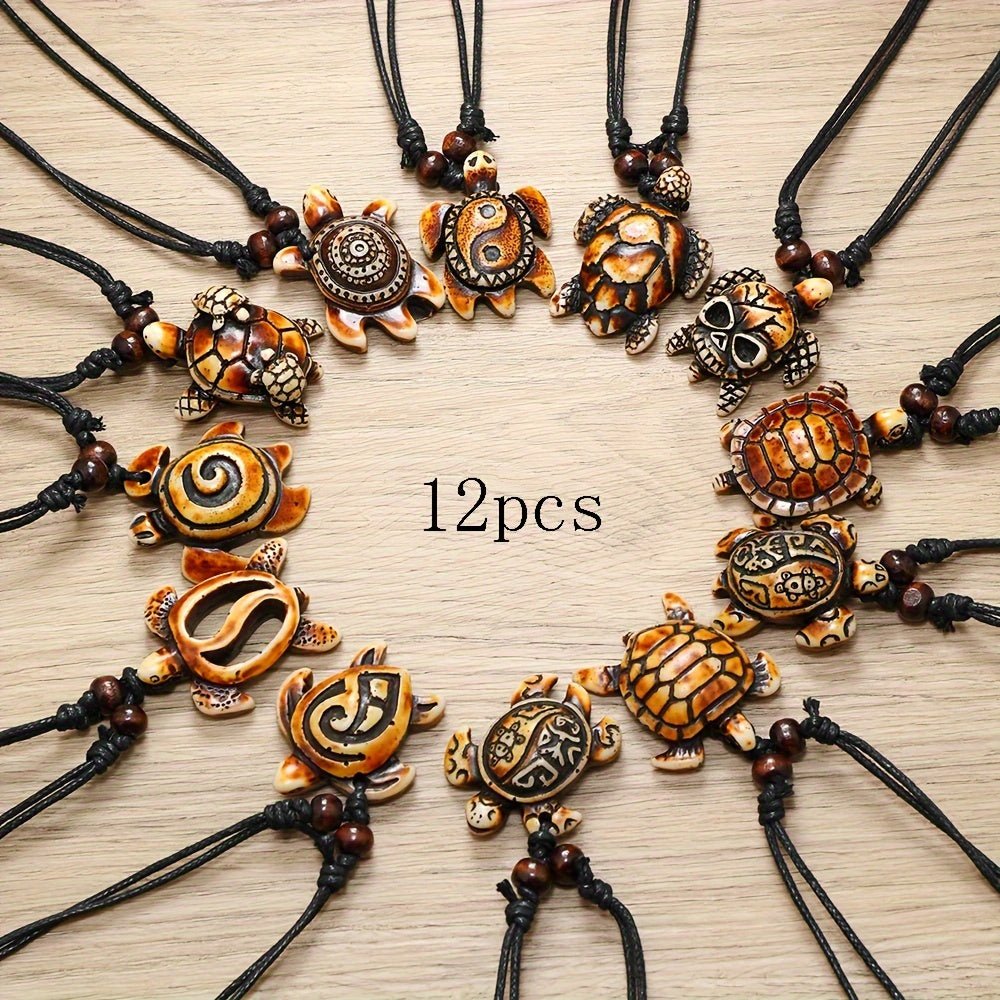 Men's Stylish Pendant Necklaces 12pcs - Bjeul