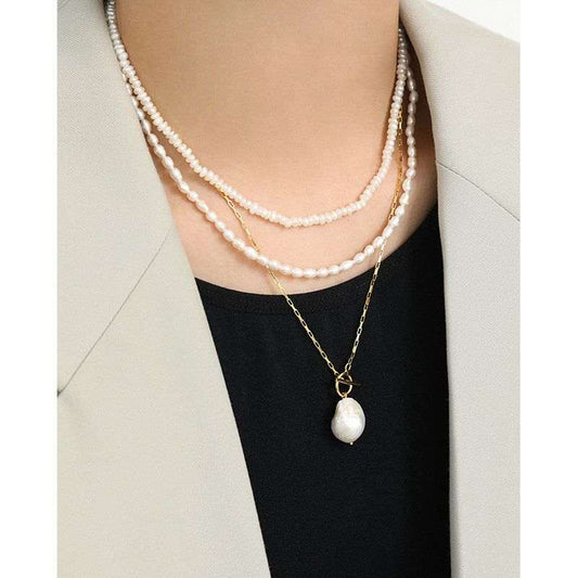 Natural Pearls Luxury Necklace - Bjeul