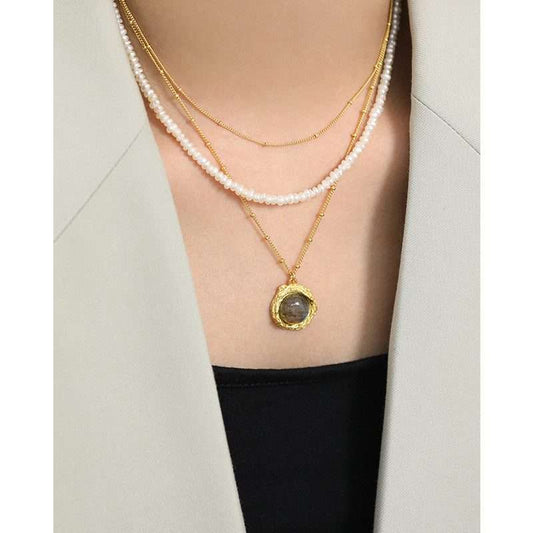 Natural Pearls Luxury Necklace - Bjeul