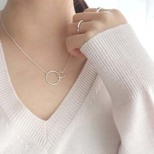 Neptune Rings Necklace - Bjeul