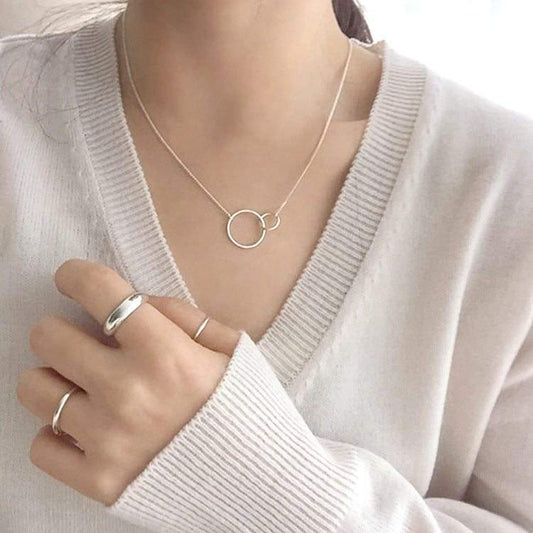 Neptune Rings Necklace - Bjeul