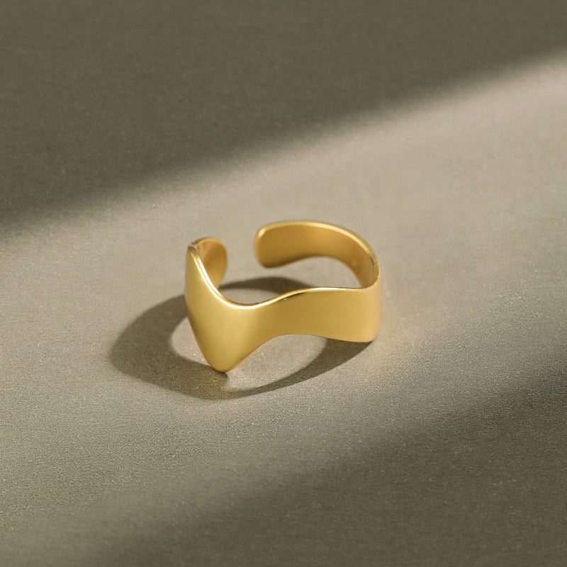 Ocean Wave Adjustable Ring - Bjeul