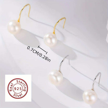 Pearl Chic Drop Earrings - Bjeul