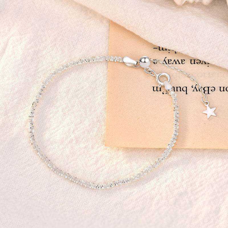 Shining Babysbreath 925 Sterling Silver Bracelet - Bjeul