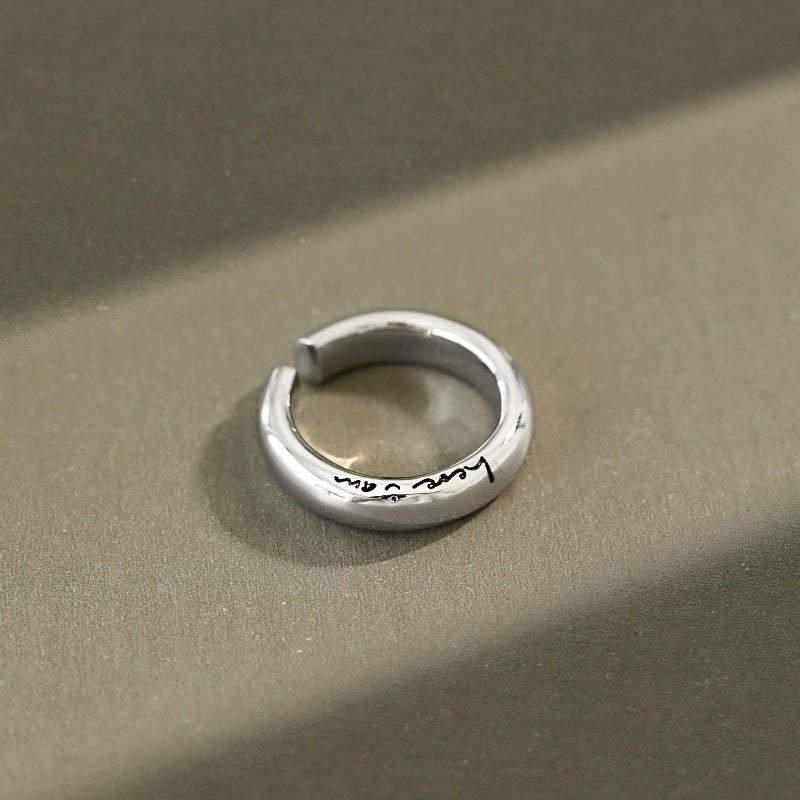 Signature Phrase Adjustable Ring - Bjeul