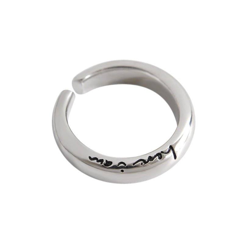 Signature Phrase Adjustable Ring - Bjeul