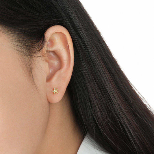 Star Beads Stud Earrings - Bjeul