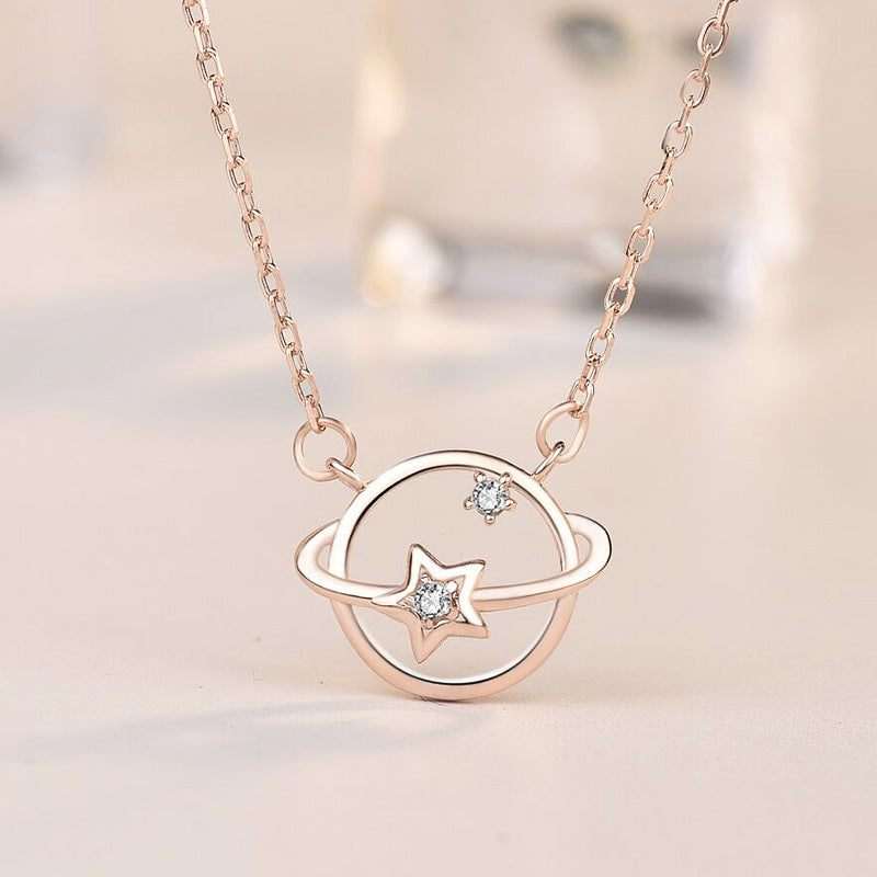 Star Planet Necklace - Bjeul