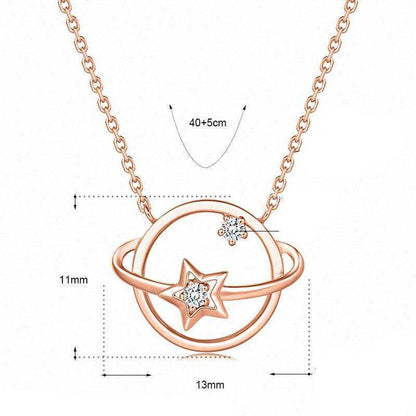 Star Planet Necklace - Bjeul