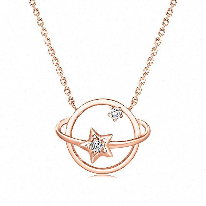 Star Planet Necklace - Bjeul