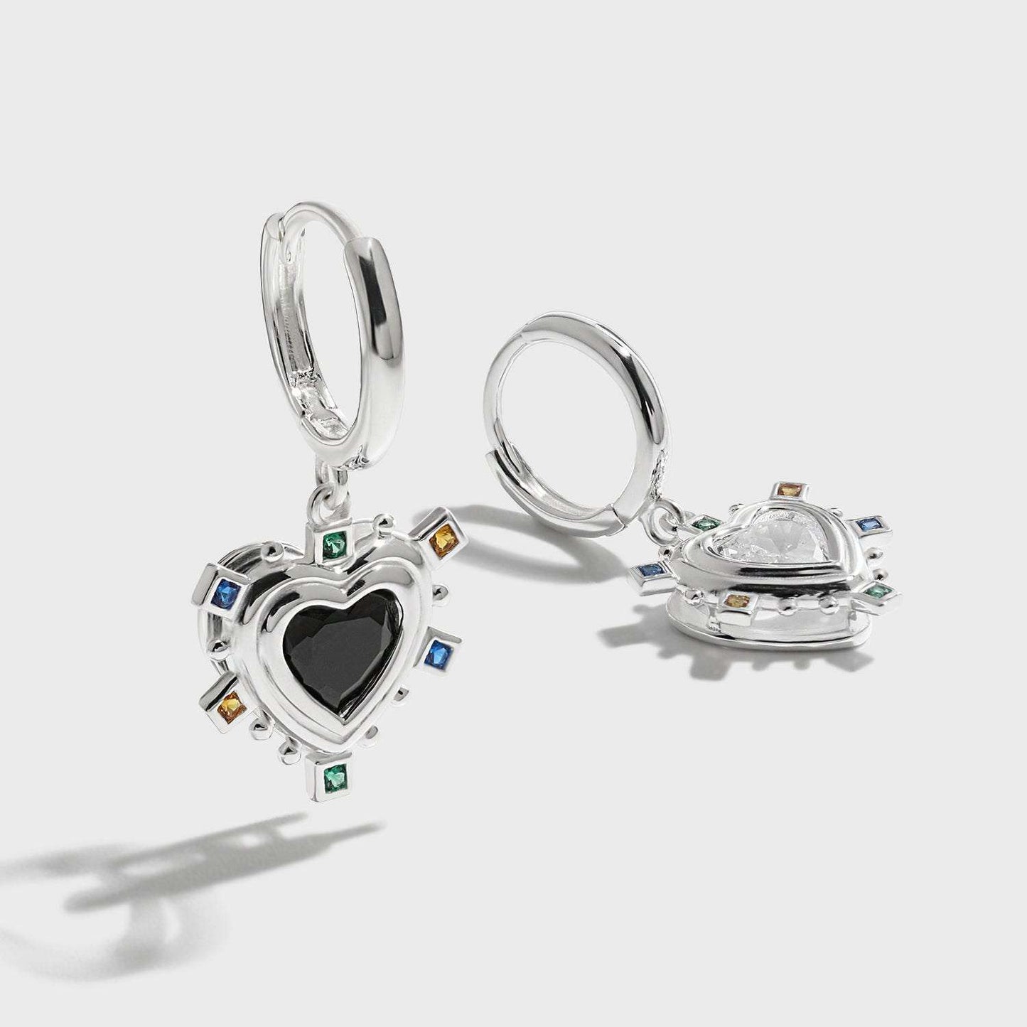 Trinket Hearts Earrings - Bjeul