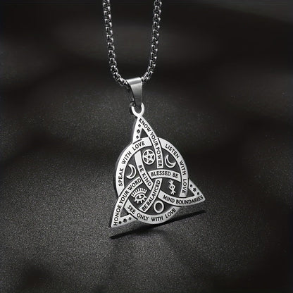 Viking Witch Celtic Knot Pendant Necklace - Protection Amulet Jewelry - Bjeul