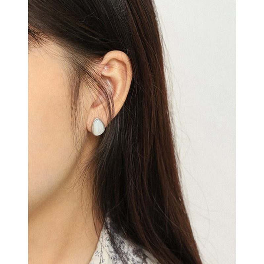 Waterdrop Pearls Stud Earrings - Bjeul