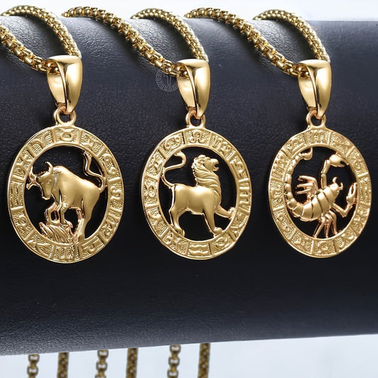 Zodiac Sign Pendant Necklaces - Bjeul